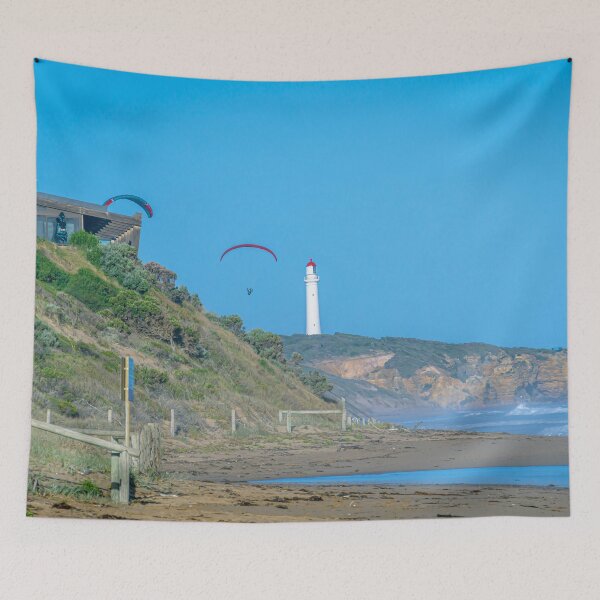 Item preview, Paragliders at Spit Point and Fairhaven Beach designed and sold by Steven Jodoin.
