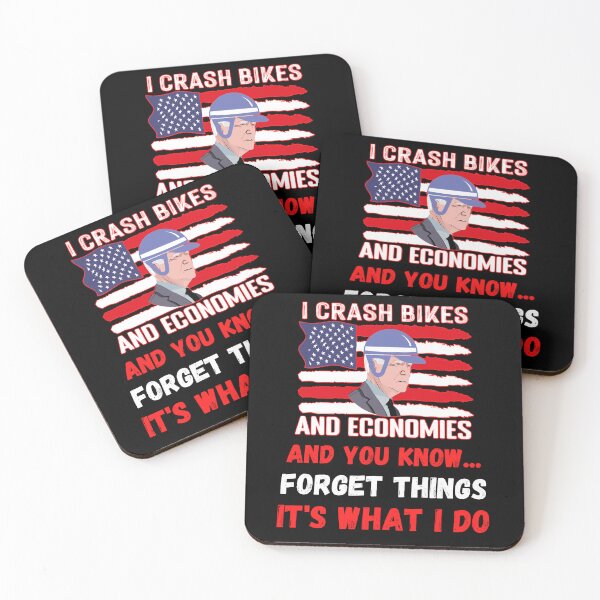 Item preview, I Crash Bikes And Economies Joe Biden designed and sold by WoodburyLake.