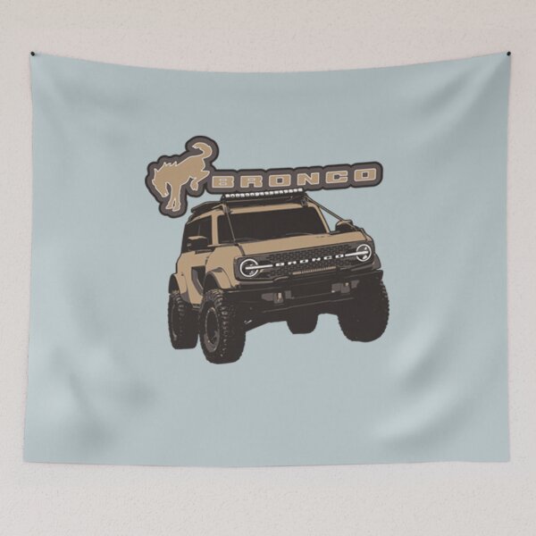 Item preview, Bronco Gray front view designed and sold by AlfieGodfrey.