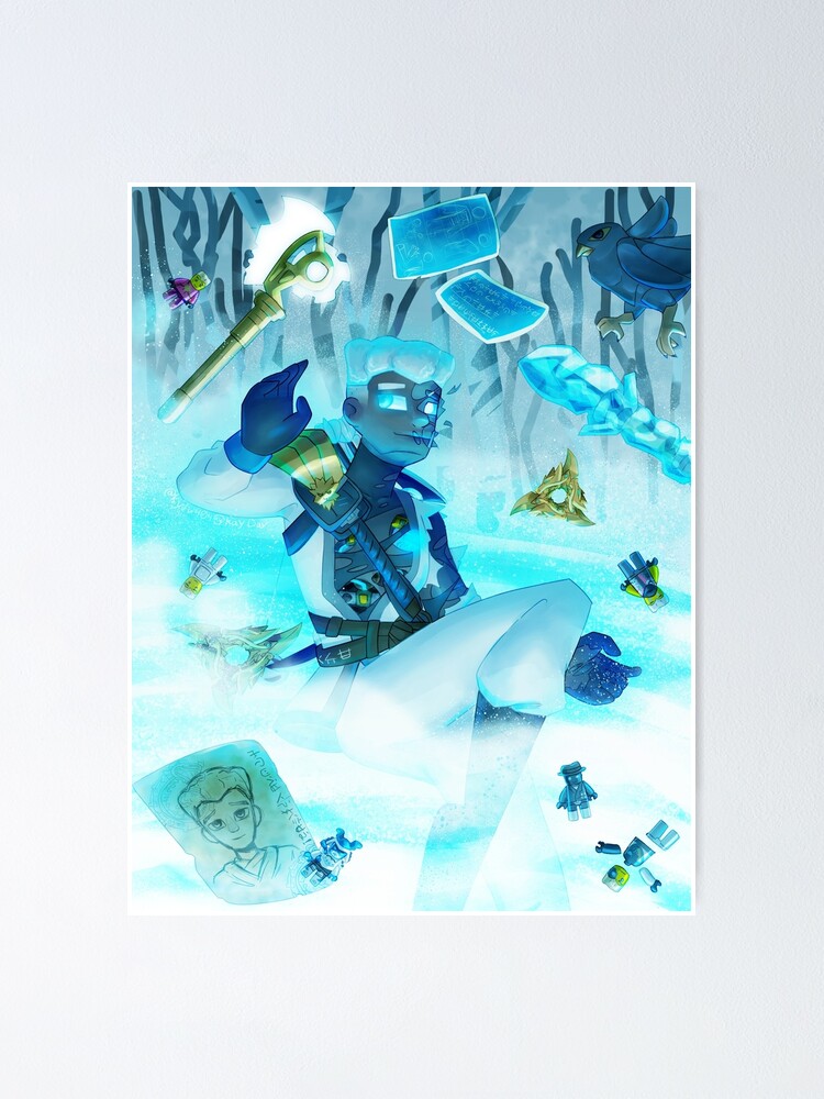 Ice Emperor Ninjago Season 11 Episode 16 Poster Ninjago Zane Art