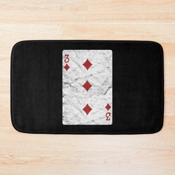 Item preview, Playing Cards 3 of Diamonds (distressed design) designed and sold by siggyspatsky.