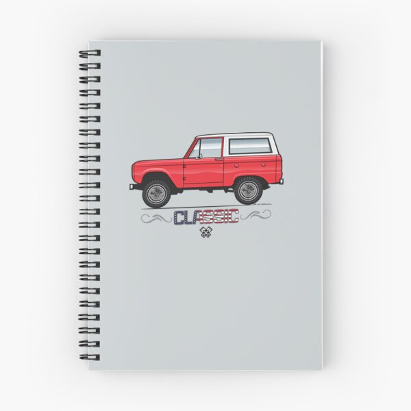 Aperçu de l'œuvre Bronco Rouge Classique créée et vendue par AlfieGodfrey.