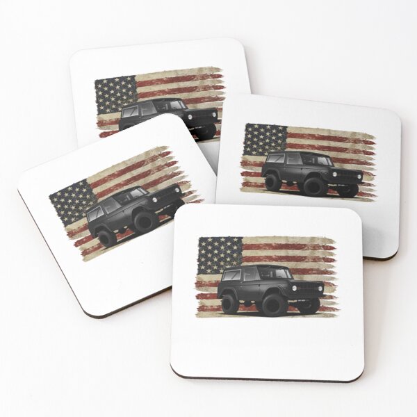 Item preview, Bronco Tmean bronco over usa flag designed and sold by AlfieGodfrey.