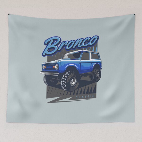 Item preview, Bronco Truck Classic Blue designed and sold by AlfieGodfrey.
