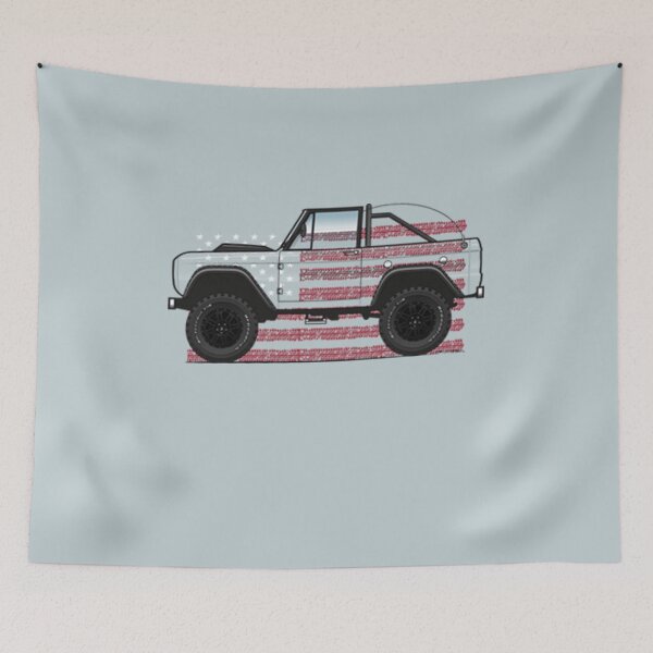 Item preview, Bronco USA Bronco flag designed and sold by AlfieGodfrey.