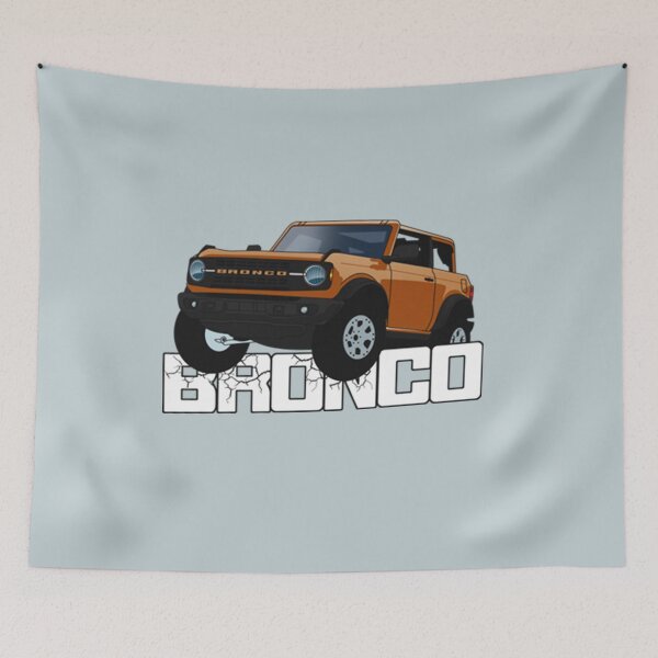 Item preview, Bronco Wild Orange designed and sold by AlfieGodfrey.