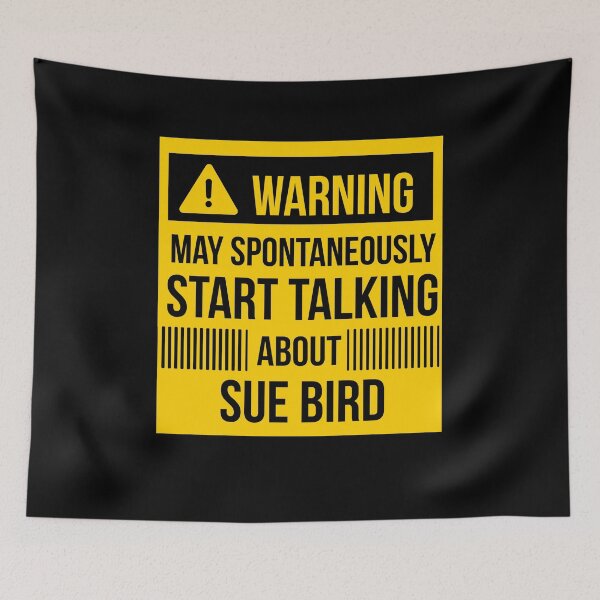 Item preview,  warning may spontaneously talk about sue bird  designed and sold by celebteyz.