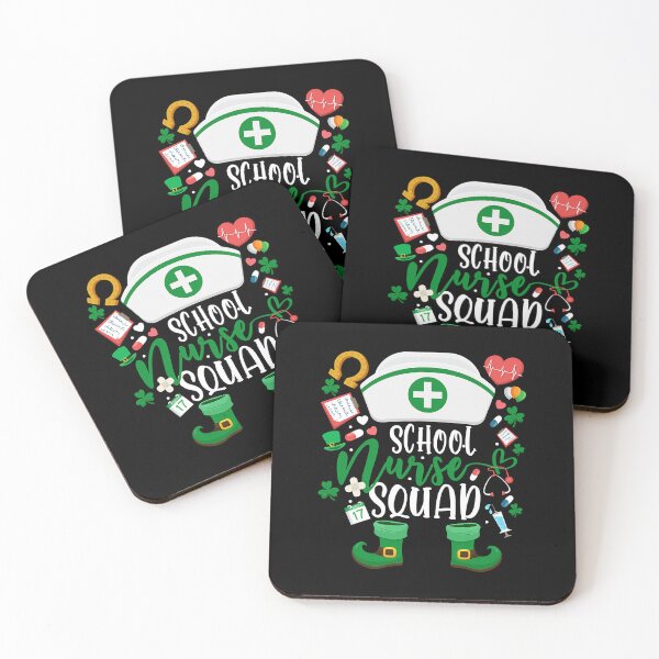 Item preview, School Nurse Squad Irish Shamrock Nurse St Patricks Day designed and sold by GardNewerd.