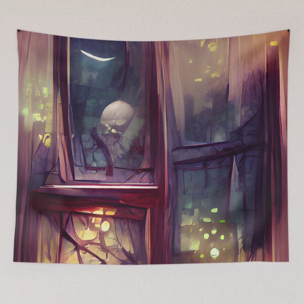 Item preview, Mystical Night Creepy Art designed and sold by CreepyKaleidopi.