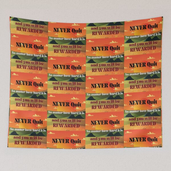 Item preview, Never QUIT - Collection Motivational bestseller designed and sold by Narcisa22.