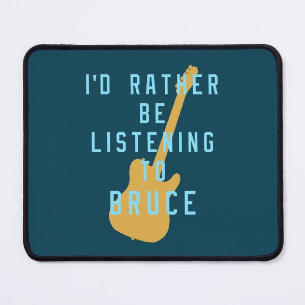 Item preview, I_d Rather Be Listening to Bruce  Fitted Scoop  designed and sold by RyderKenelm.