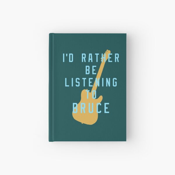 Item preview, I_d Rather Be Listening to Bruce  Fitted Scoop  designed and sold by RyderKenelm.