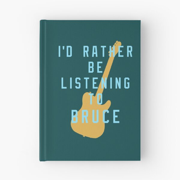 Item preview, I_d Rather Be Listening to Bruce  Fitted Scoop  designed and sold by RyderKenelm.