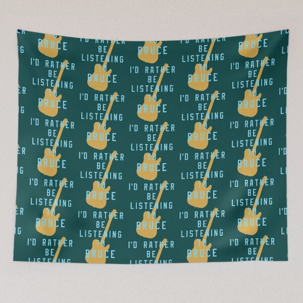 Item preview, I_d Rather Be Listening to Bruce  Fitted Scoop  designed and sold by RyderKenelm.