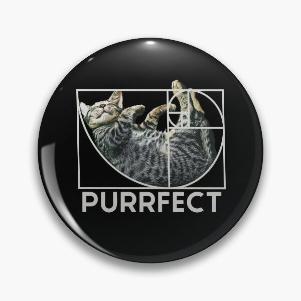 Item preview, Purrfect Cat Fibonacci Golden Ratio Cat designed and sold by Digital Story Time.