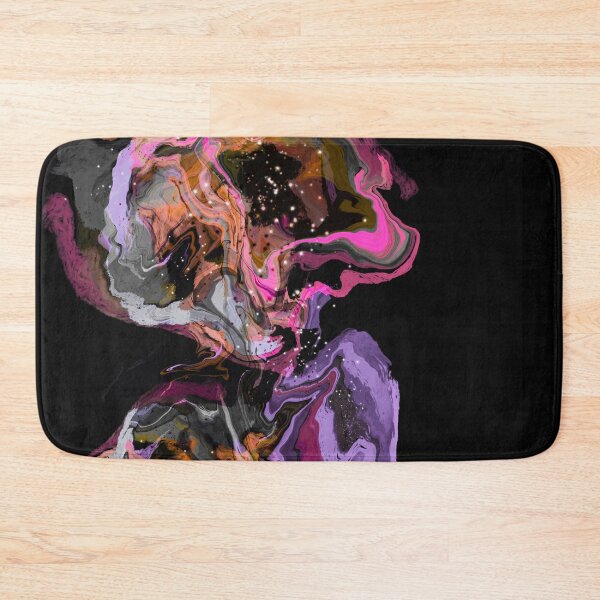Item preview, Black Pink Abstract Fluid Art designed and sold by Poonam Shinde.