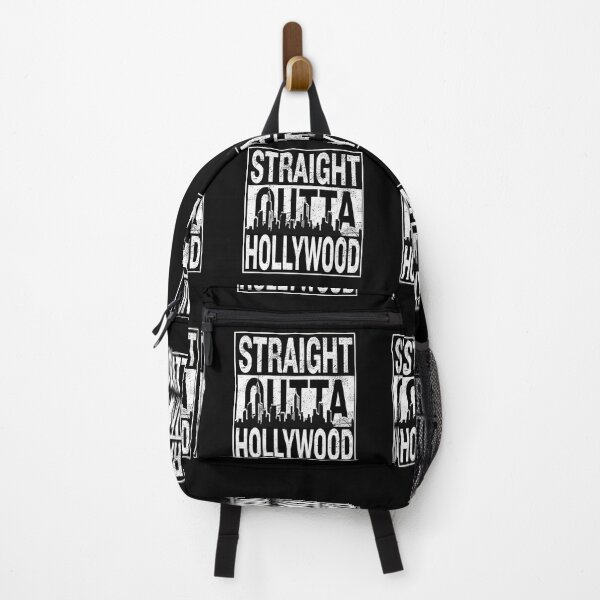 Item preview, Straight Outta Hollywood with California City Skyline designed and sold by InPrintedWord.