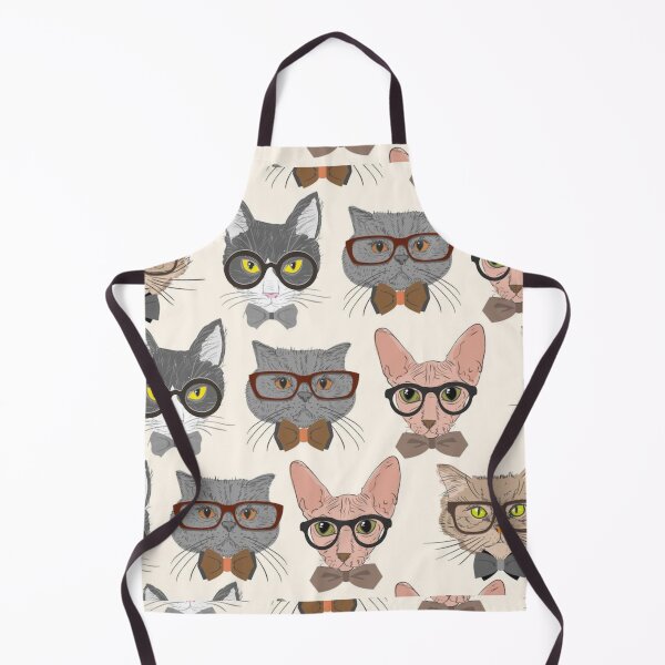 Item preview, Cats wearing glasses designed and sold by Comfy Creations.