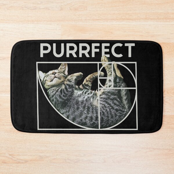 Item preview, Golden Ratio Cat Fibonacci Spiral Funny Math Kitty designed and sold by Digital Story Time.