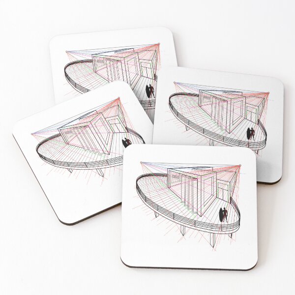 Item preview, The Surfing Bear House Malibu California 2 designed and sold by Square Root of Squid.