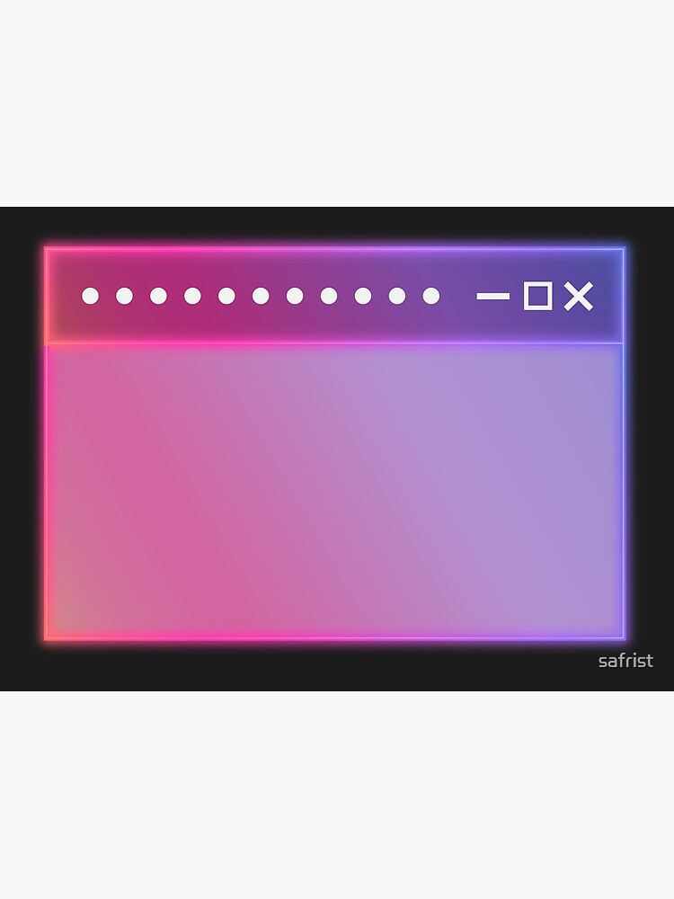 "Digital UI window browser pop up " Poster for Sale by safrist Redbubble