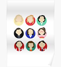 Heathers Busts Poster