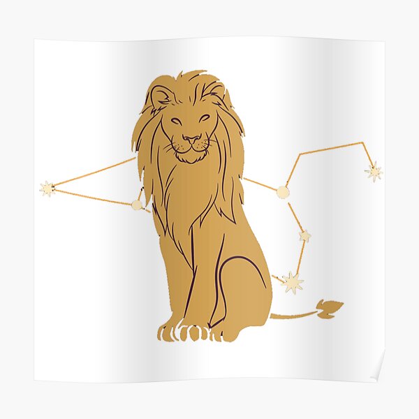 "Leo Zodiac sign" Poster for Sale by AllandEveryone Redbubble