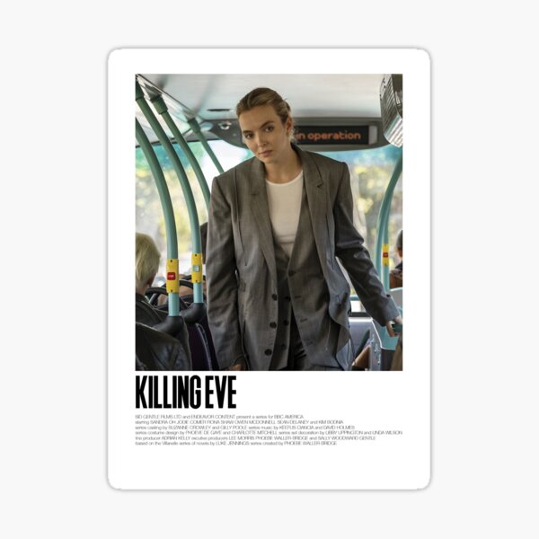 Vista previa del artículo con la obra «Cómo es vivir con Killing Eve Villanelle», diseñado y vendido por AdenMccall42.