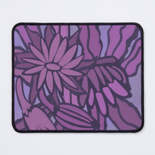 Item preview, Purple Gouache Floral Monochromatic Cactus   designed and sold by MaddaMom.