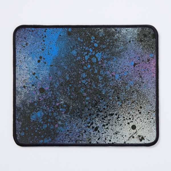 Item preview, Silver Black and Blue Abstract Galaxy designed and sold by Lady-Lilac.