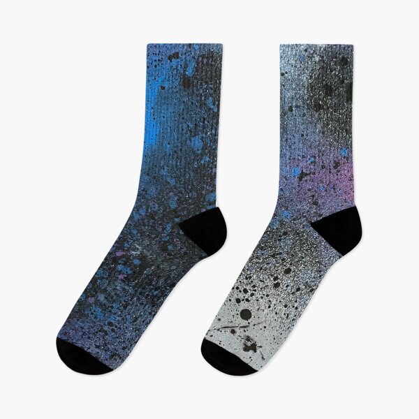 Item preview, Silver Black and Blue Abstract Galaxy designed and sold by Lady-Lilac.