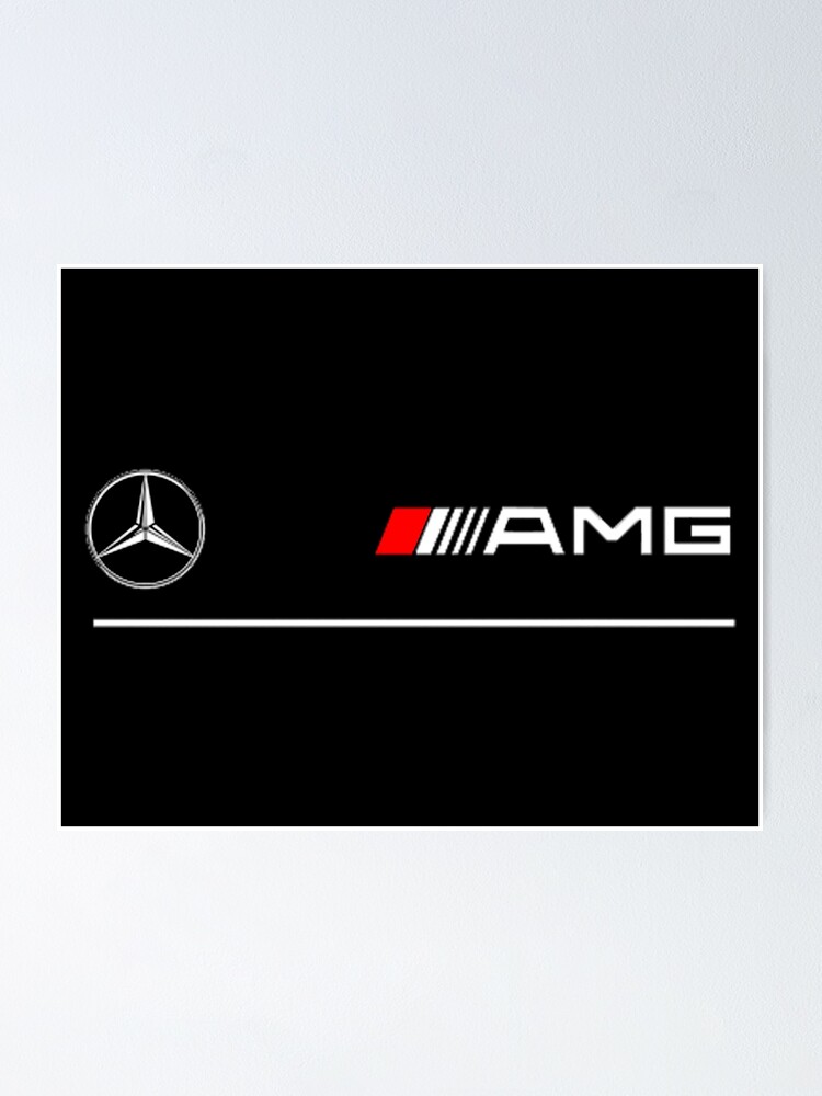 logo mercedes amg Poster for Sale by LauraHaliburton