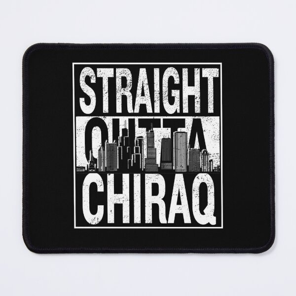 Item preview, Straight Outta Chiraq with Chicago City Skyline designed and sold by InPrintedWord.