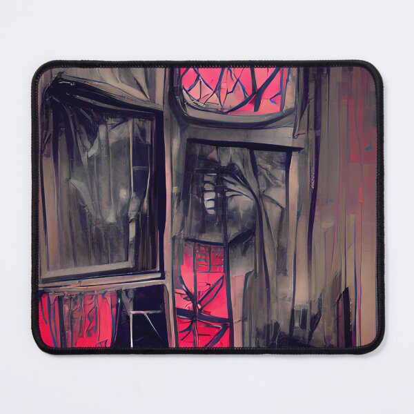 Item preview, Abandoned Haunted House Creepy Art designed and sold by CreepyKaleidopi.