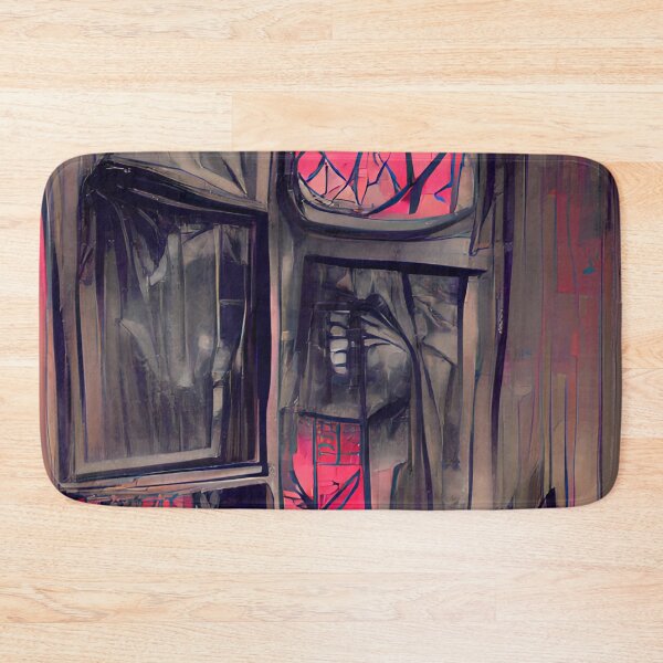 Item preview, Abandoned Haunted House Creepy Art designed and sold by CreepyKaleidopi.