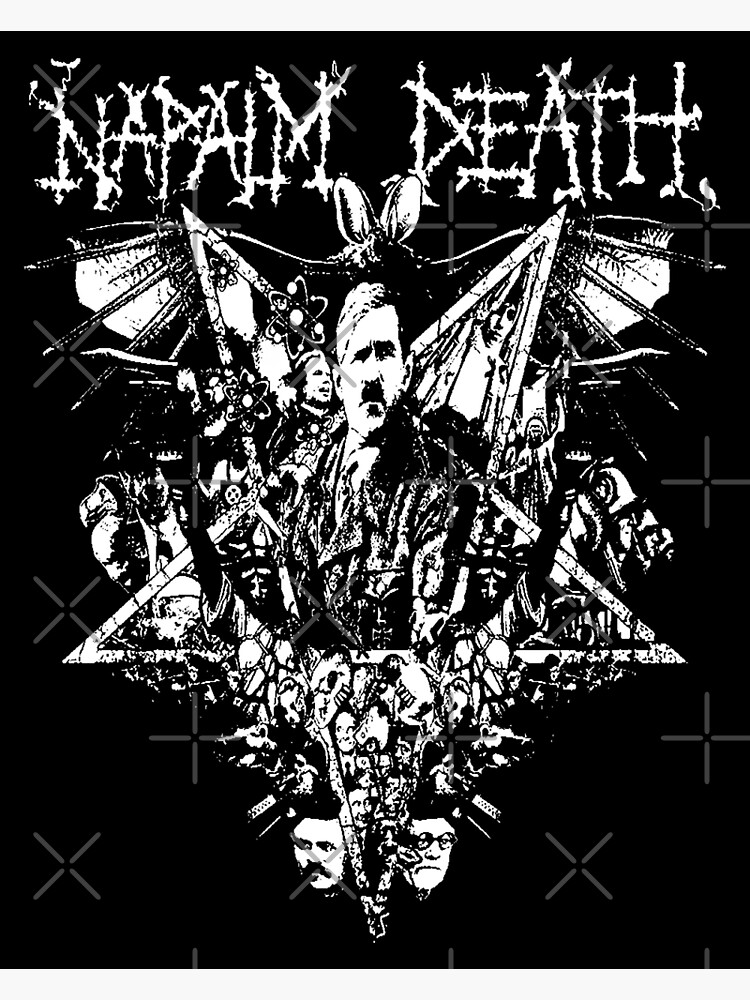 Napalm Death Poster For Sale By Tparachute Redbubble