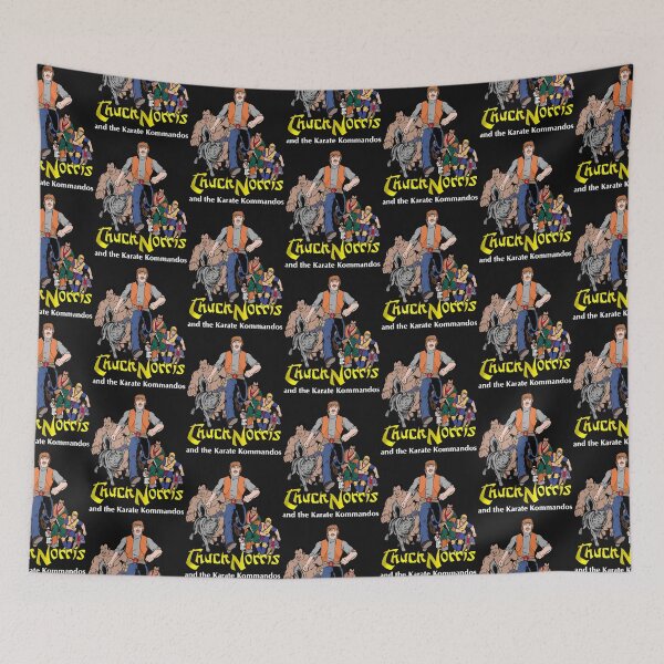 Item preview, Chuck Norris and the Karate Kommandos - Full Team - White Font designed and sold by jamiefqk.
