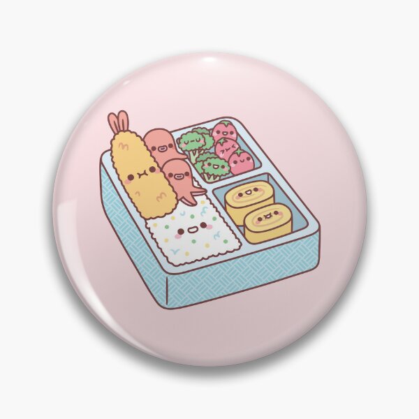 Item preview, Kawaii Japanese Bento Box Tempura Prawn designed and sold by rustydoodle.