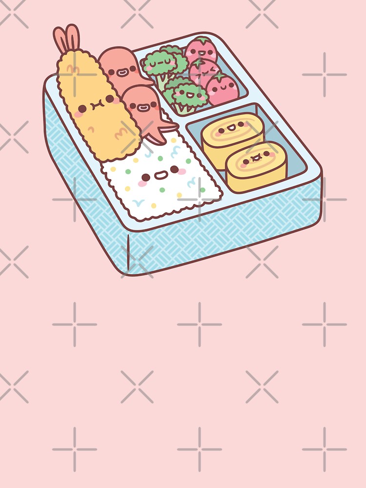 Kawaii Japanese Bento Box Tempura Prawn | Sticker