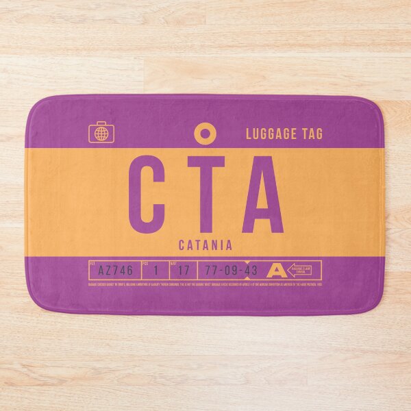 Item preview, Luggage Tag B - CTA Catania Italy designed and sold by VoodooCircus.
