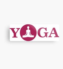 Yoga Metal Print