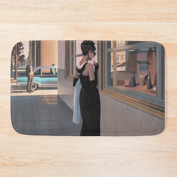 Breakfast at Tiffany's Bath Mat