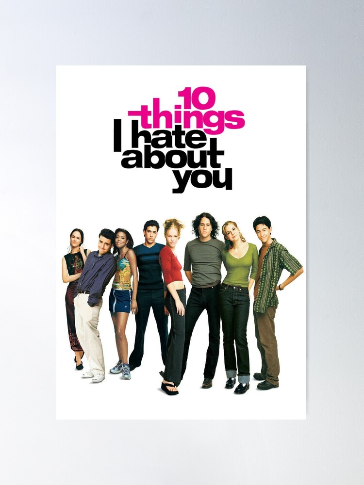 10 Things I Hate About You 90s movie Poster Poster for Sale by ritacrist