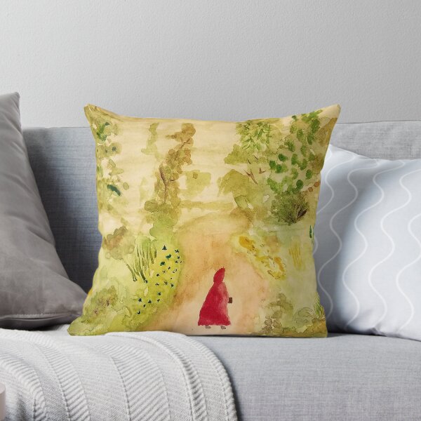 Little red Throw Pillow