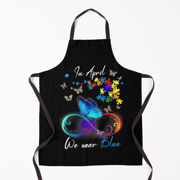 Item preview, Butterfly Ribbon In April We Wear Blue Autism Awareness designed and sold by HaaChris-Artis.