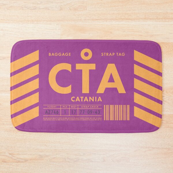 Item preview, Luggage Tag D - CTA Catania Italy designed and sold by VoodooCircus.