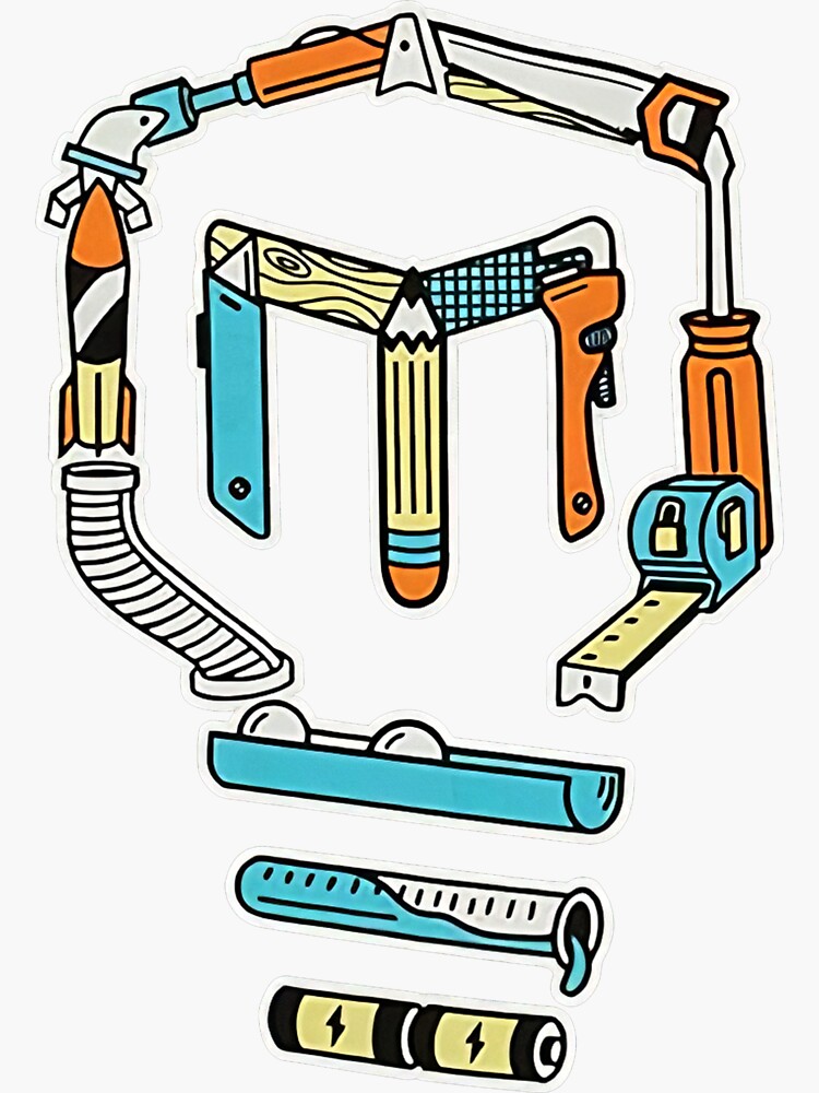 "mark rober" Sticker for Sale by AlanisSchulist | Redbubble