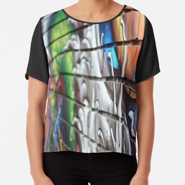 golden tusk to the right Chiffon Top
