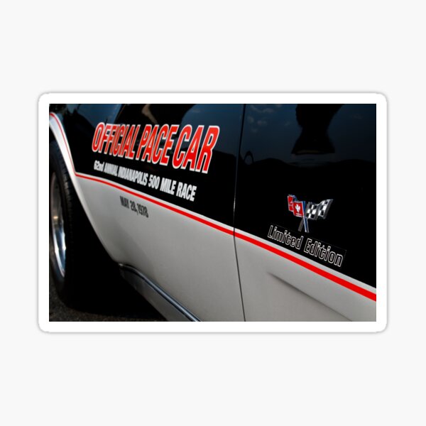 1978 Indy Pace Car Sticker