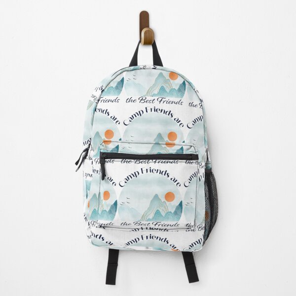 Item preview, Camp Friends are the Best Friends - Light Blue Mountains designed and sold by Unaiza Khalid.